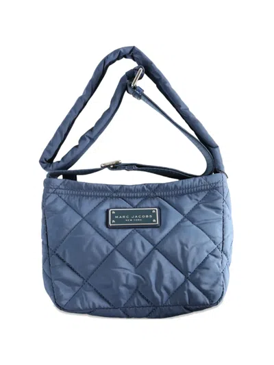 Marc Jacobs Quilted Cross Body Bag In Blue