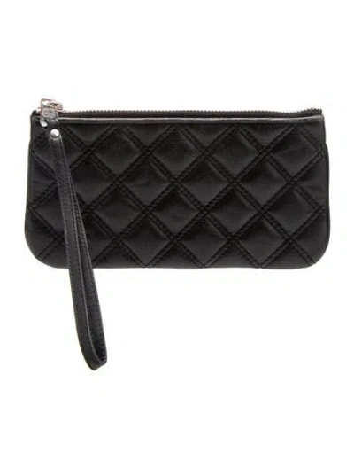 Pre-owned Marc Jacobs Quilted Crossbody Bag In Black