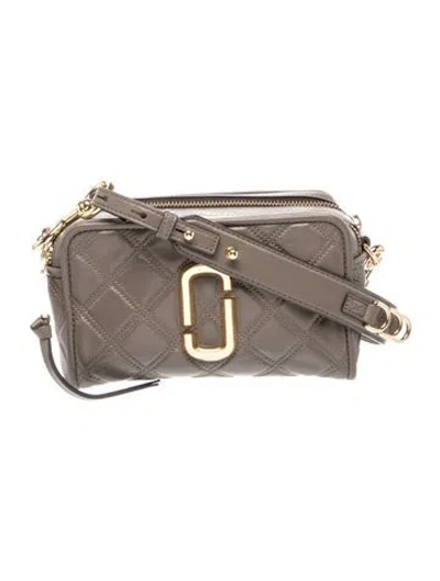 Pre-owned Marc Jacobs Quilted Crossbody Bag In Gray