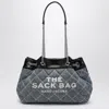 Marc Jacobs Quilted Denim Shoulder Bag In Blue