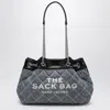 Marc Jacobs Quilted Denim Shoulder Bag In Blue