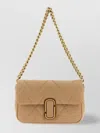 Marc Jacobs Quilted Leather Shoulder Bag With Adjustable Chain Strap