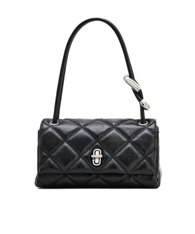 Marc Jacobs Quilted Mini Backpack In Black