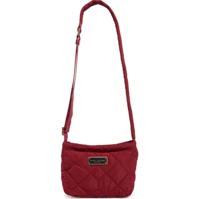 Marc Jacobs Quilted Nylon Crossbody Bag In Red