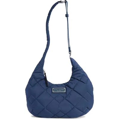 Marc Jacobs Quilted Nylon Shoulder Bag In Blue