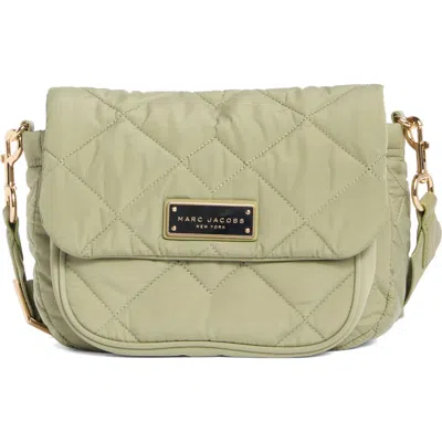 Marc Jacobs Quilted Nylon Utility Messenger Bag In Reed