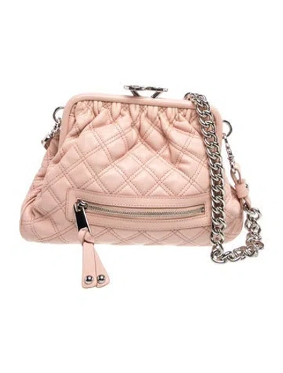 Pre-owned Marc Jacobs Quilted Shoulder Bag In Pink