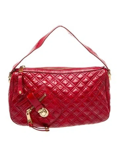 Pre-owned Marc Jacobs Quilted Shoulder Bag In Red