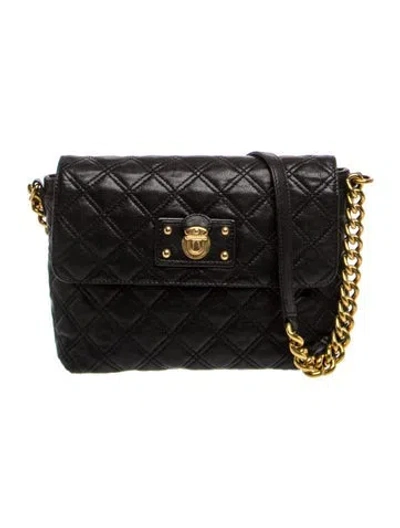 Pre-owned Marc Jacobs Quilted Shoulder Bag Vintage In Black