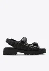Marc Jacobs The Quilted Sunny Sandals In Black