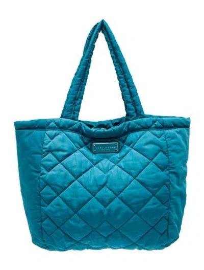 Pre-owned Marc Jacobs Quilted Tote In Blue