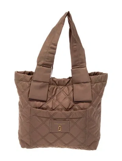 Pre-owned Marc Jacobs Quilted Tote W/ Tags In Brown