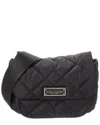 Marc Jacobs Quilted Utility Messenger Bag In Black