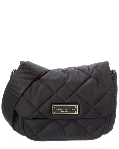 Marc Jacobs Quilted Utility Messenger Bag In Black