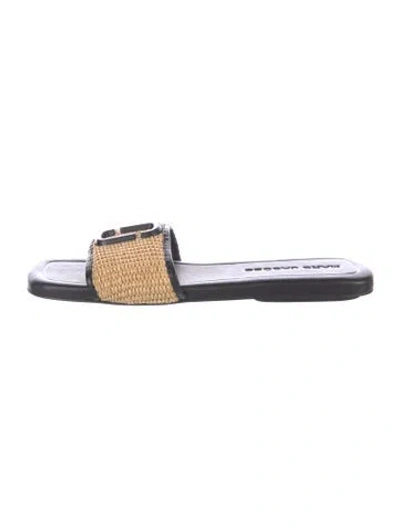 Pre-owned Marc Jacobs Raffia Colorblock Pattern In Multicolor