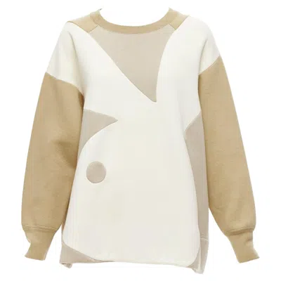 Pre-owned Marc Jacobs Rare  Playboy 2014 Cream Bunny Beige Boxy Pullover Sweatshirt S In White