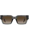 Marc Jacobs Rectangle-frame Sunglasses In 灰色