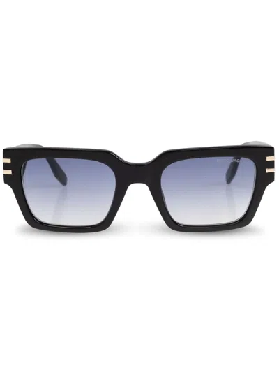 Marc Jacobs Rectangle-frame Sunglasses In Black