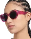 Marc Jacobs 54mm Gradient Cat Eye Sunglasses In Pink