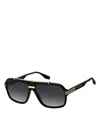 Marc Jacobs Rectangle Sunglasses, 60mm In M-o