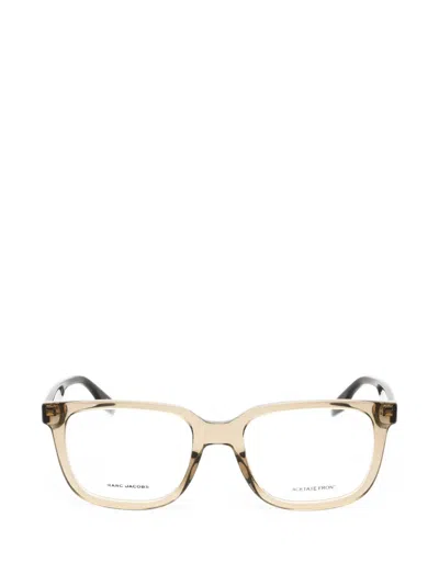 Marc Jacobs Rectangle-frame Glasses In Brown