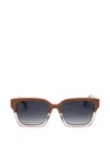 Marc Jacobs Rectangle-frame Sunglasses In Brown