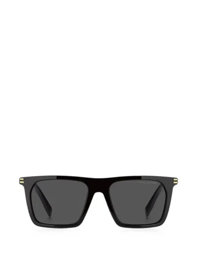 Marc Jacobs Rectangle-frame Sunglasses In Black