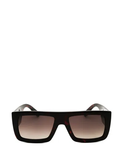 Marc Jacobs Rectangle-frame Sunglasses In Brown