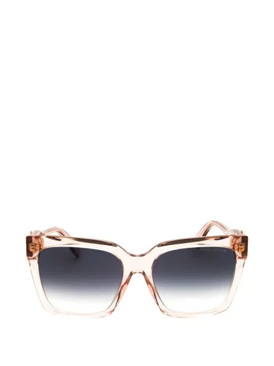 Marc Jacobs Rectangle-frame Sunglasses In Neutral