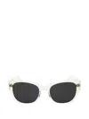 Marc Jacobs Rectangle-frame Sunglasses In White