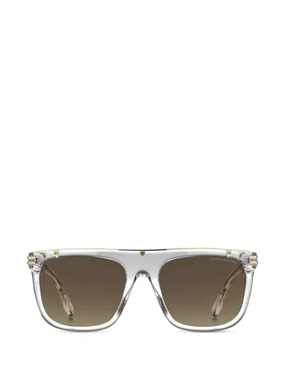 Marc Jacobs Rectangle-shape Sunglasses In Brown