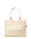 Marc Jacobs Rectangular Canvas Tote With Logo Print