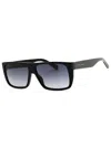 Marc Jacobs Rectangular Gradient Lens Unisex Sunglasses In Black