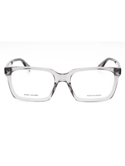 Marc Jacobs Rectangular Men's Eyeglasses In Gray