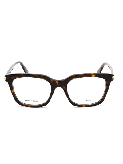 Marc Jacobs Rectangular Men's Eyeglasses - Marc 570 In Brown