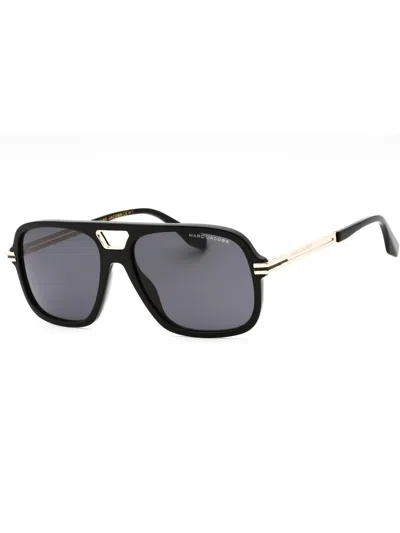 Marc Jacobs Rectangular Men's Sunglasses In Black