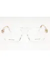 Marc Jacobs Rectangular Plastic Men's Eyeglasses In White