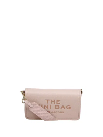 Marc Jacobs Rectangular Soft Leather Mini Bag In Pink