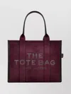 Marc Jacobs Rectangular Tote Bag Top Handles In Burgundy