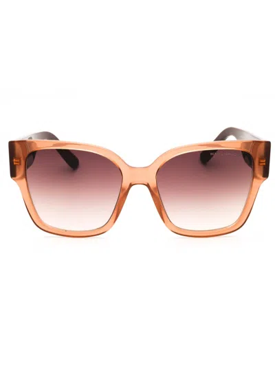 Marc Jacobs Rectangular Women's Designer Sunglasses In Neutral