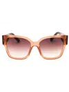 Marc Jacobs Rectangular Women's Designer Sunglasses In Pink
