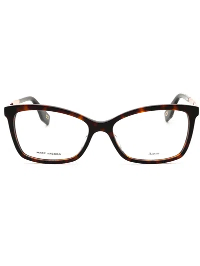 Marc Jacobs Rectangular Women's Eyeglasses - Mini Size In Black