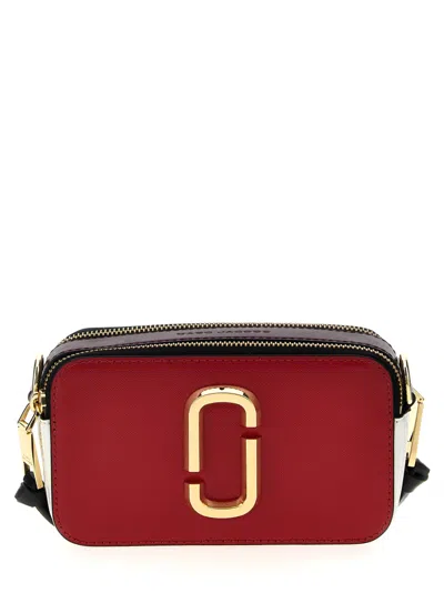 MARC JACOBS RED SNAPSHOT CROSSBODY BAG