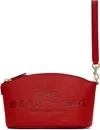 Marc Jacobs Red 'the Beauty Bag' Pouch In 617 True Red