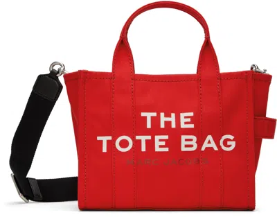Marc Jacobs Red 'the Canvas Small' Tote
