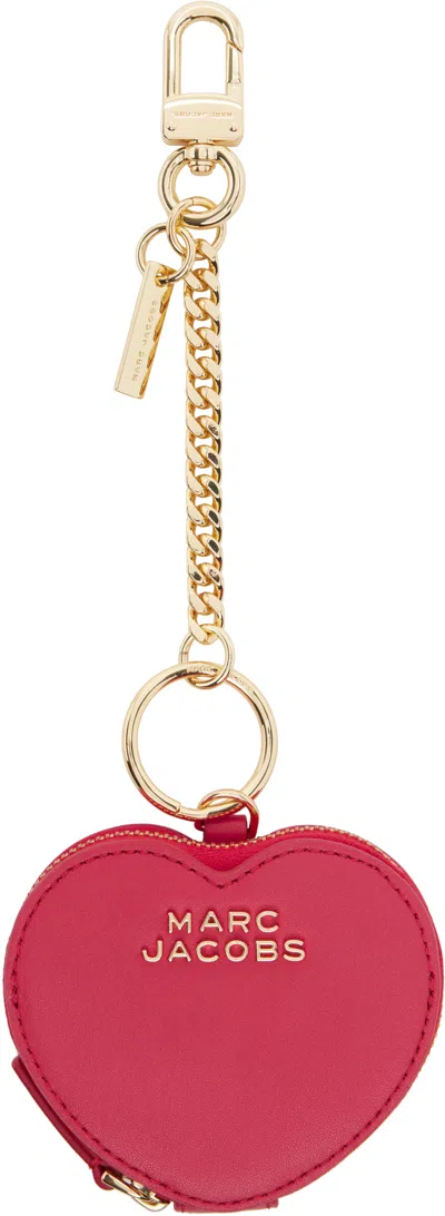Marc Jacobs Red 'the Heart Pouch' Bag Charm