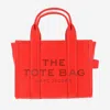 Marc Jacobs Red The Leather Mini Tote Bag In Red