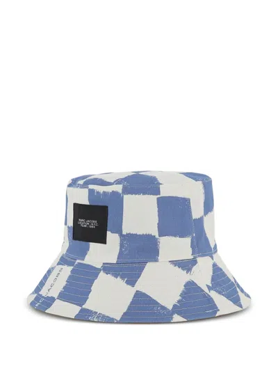 Marc Jacobs Kids' Reversible Check Bucket Hat In Multi