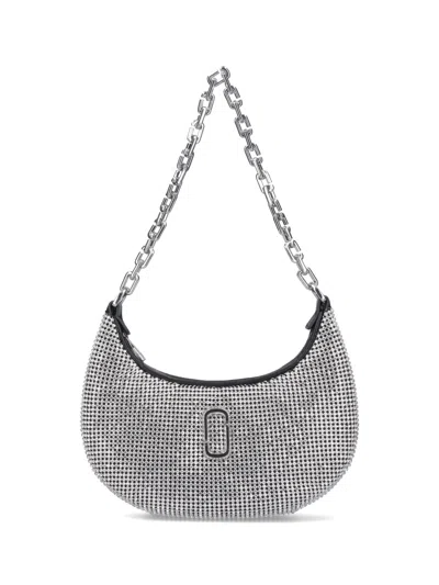MARC JACOBS 'RHINESTONE SMALL CURVE' SHOULDER BAG
