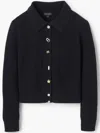 Marc Jacobs Ribbed Cardigan In Black